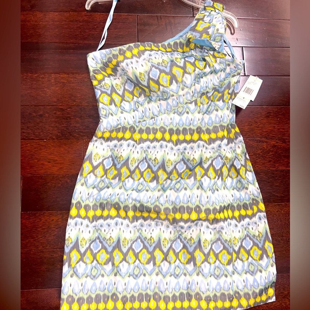 Brand New Never Worn Nine West Geometric Cocktail Dress Sz 8